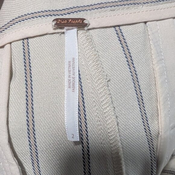 NEW Free People | Tegan Striped Barrel Trousers - Picture 10 of 12